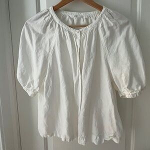 Balloon sleeve blouse